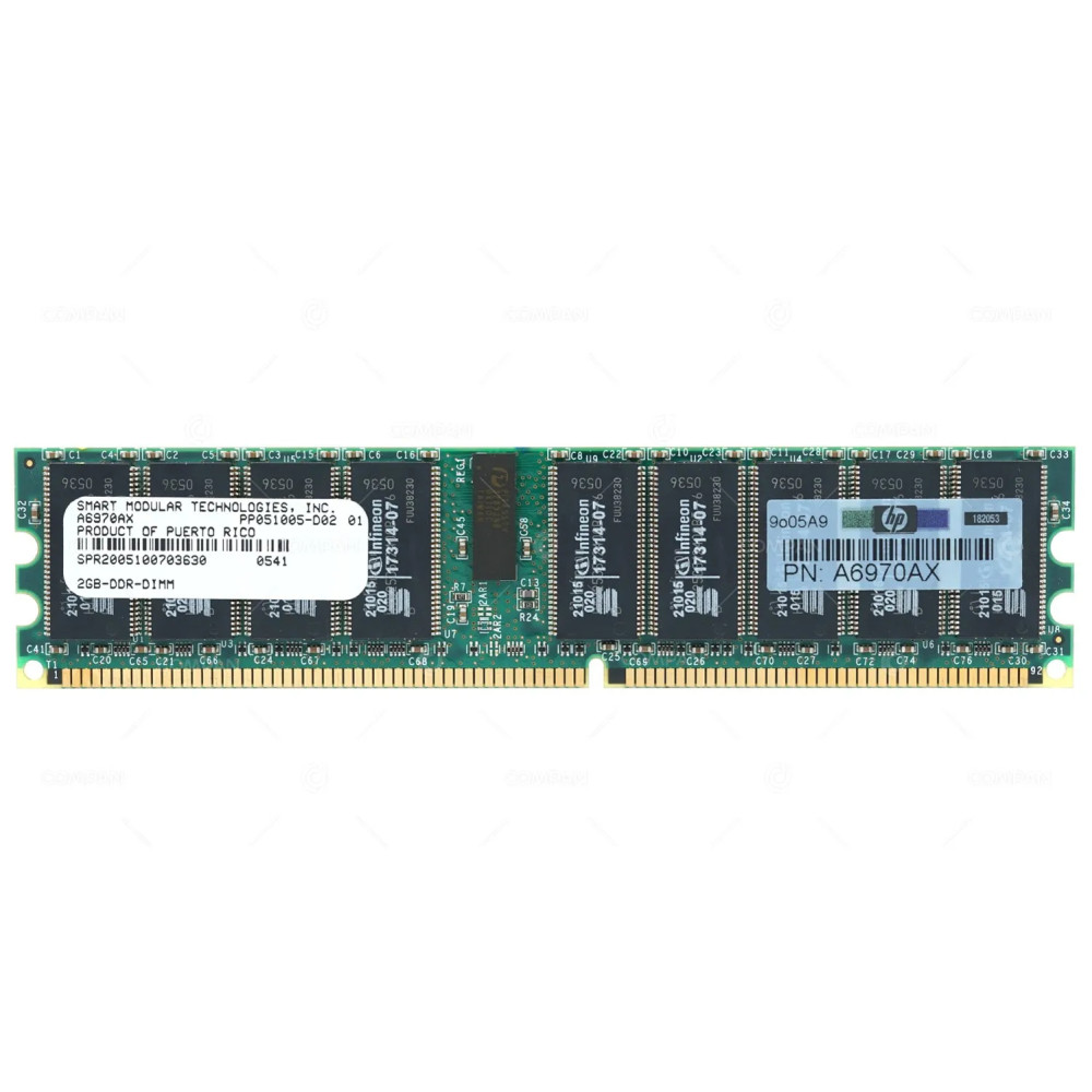 A6970AX HP 2GB PC2100 DDR1 266MHZ REGISTERED ECC MEMORY PP051005-D02