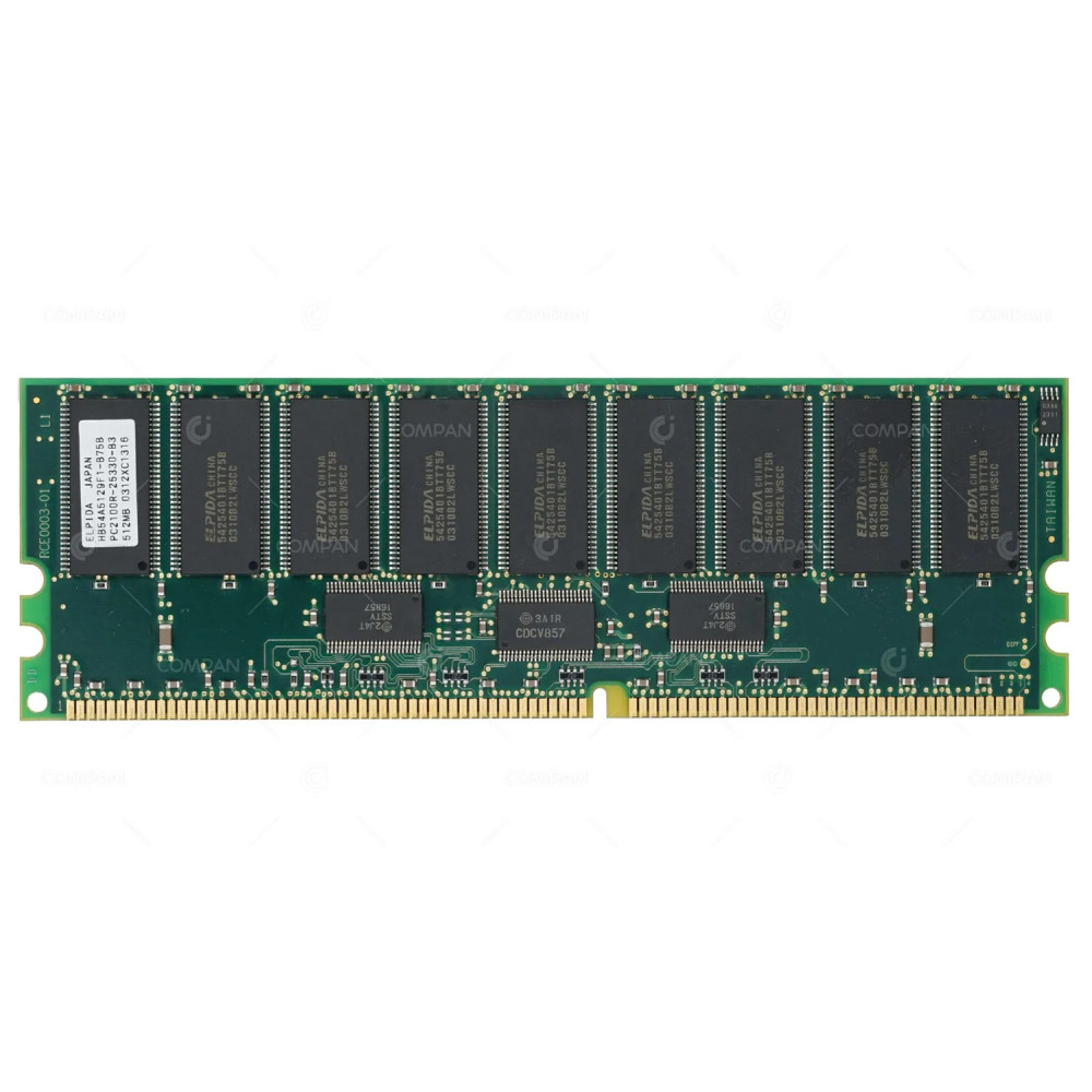 HB54A5129F1-B75B ELPIDA 512MB DDR1 133MHZ SDRAM  REGISTERED MEMORY -