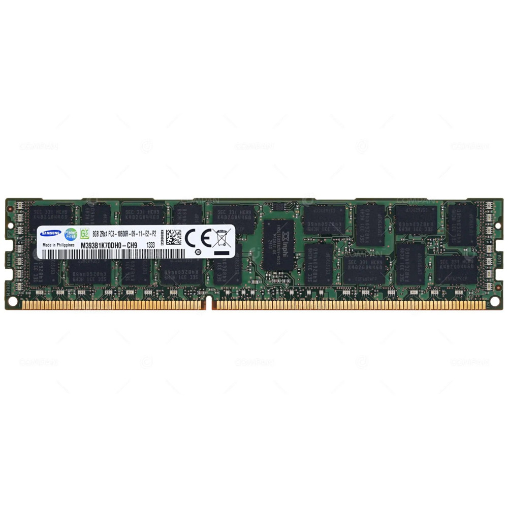 M393B1K70DH0-CH9 SAMSUNG 8GB 2RX4 PC3-10600R DDR3 1333MHZ MEMORY