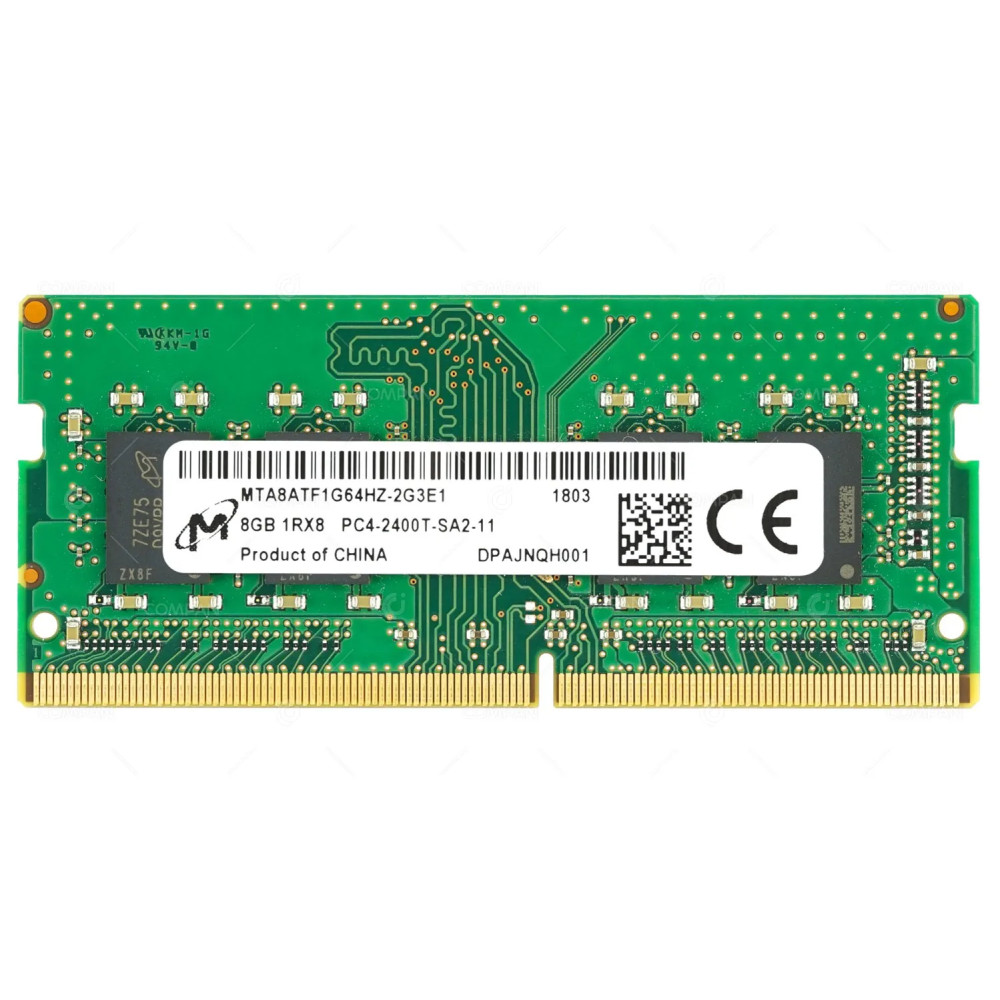 MTA8ATF1G64HZ-2G3E1 MICRON MEMORY 8GB 1RX8 PC4 2400MHZ DDR4 SO-DIMM -