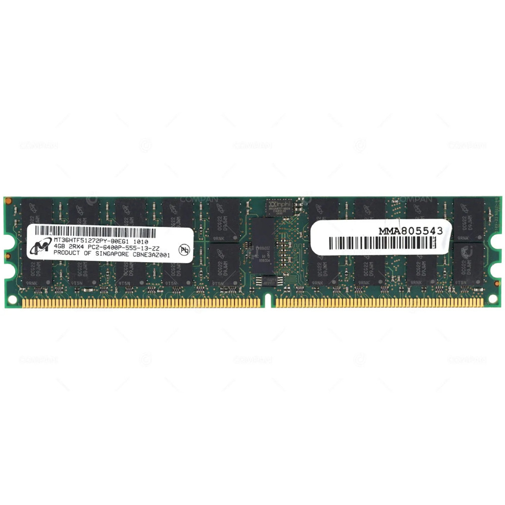 MT36HTF51272PY-80EG1  samsung 4GB 2Rx4 PC2 6400P 800MHZ MEMORY