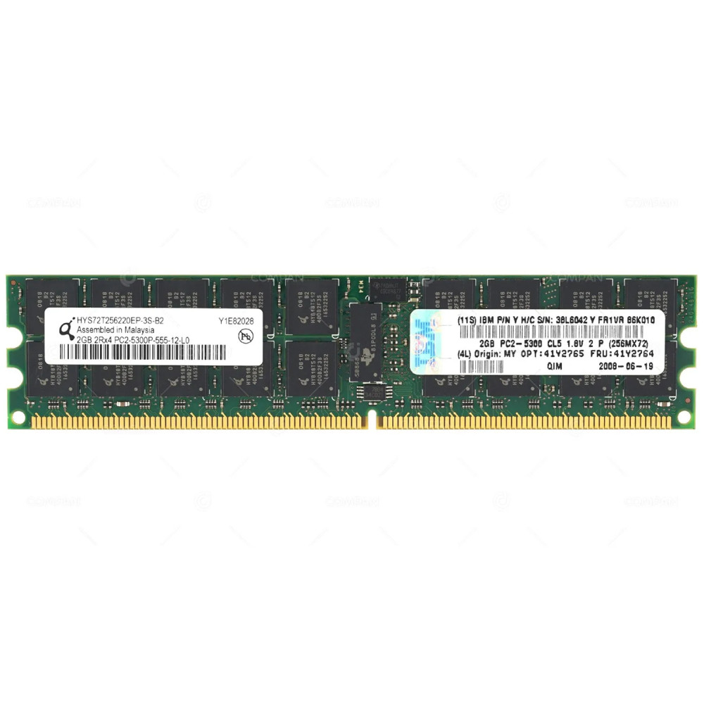 41Y2764  IBM MEMORY 2GB 2Rx4 PC2 5300P DDR2