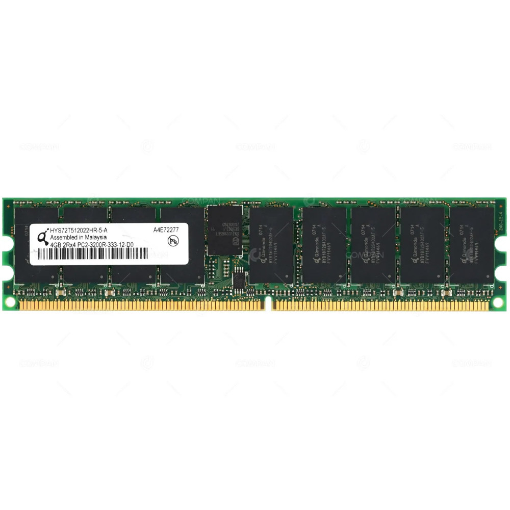 HYS72T512022HR-5-A QIMONDA DDR2 MEMORY 400 MHz 4GB 2RX4 PC2-3200R