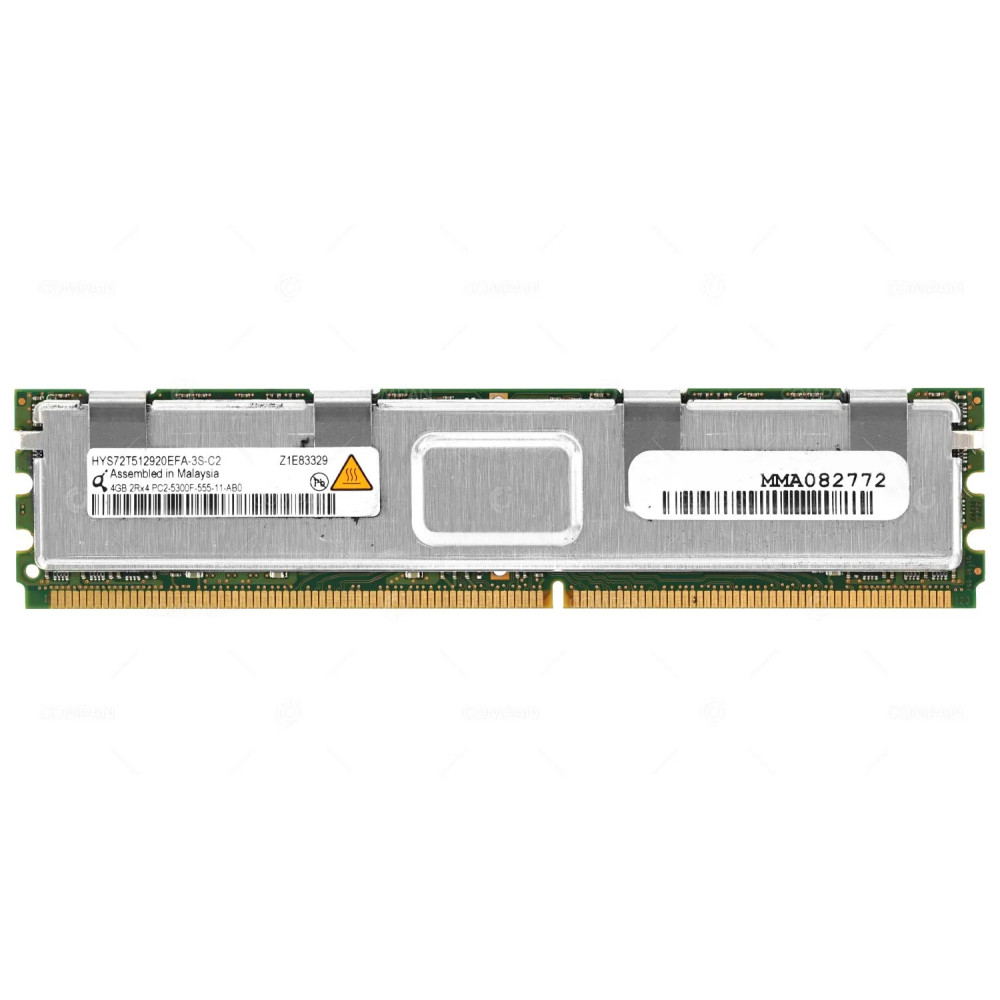 HYS72T512920EFA-3S-C2  QIMONDA MEMORY 4GB 2RX4 5300F DDR2