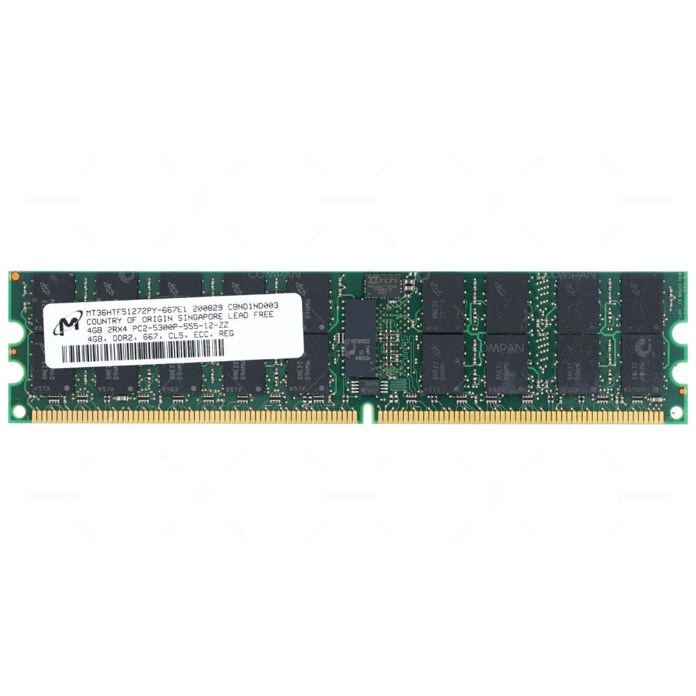 MT36HTF51272PY-667E1  HYNIX 4GB 2RX4 PC2 5300P 667MHZ MEMORY
