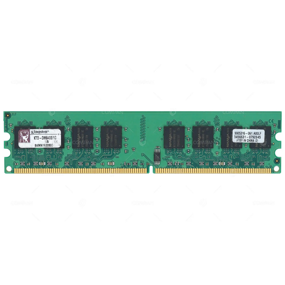 KTD-DM8400-1G  KINGSTON MEMORY 1GB PC2 3200U DDR2