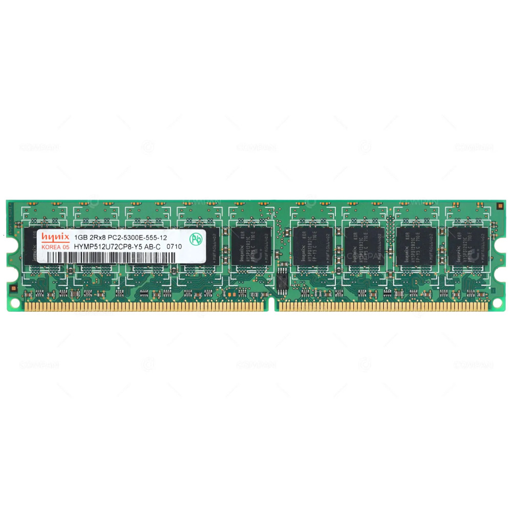 HYMP512U72CP8-Y5  HYNIX MEMORY 1GB 2RX8 PC2 5300E DDR2