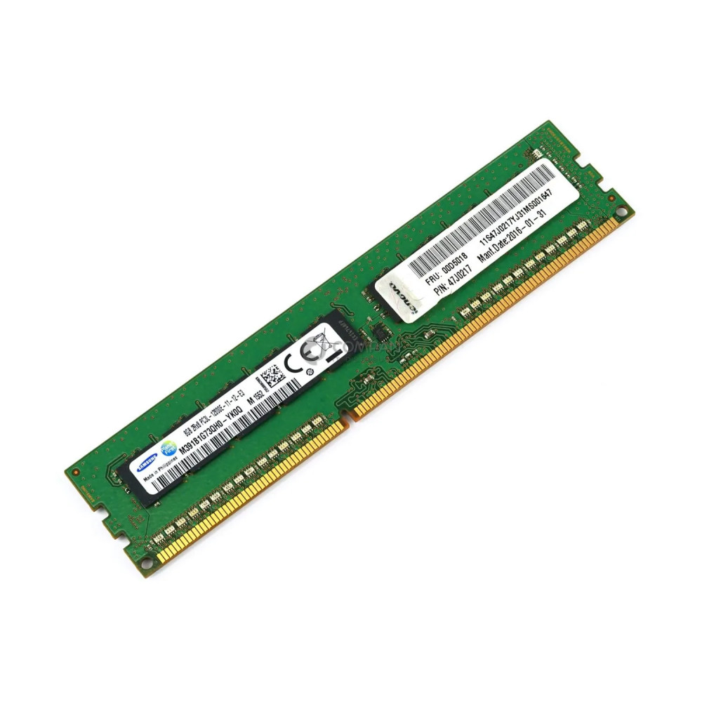 00D5018 IBM MEMORY 8GB 2RX8 PC3L 12800E DDR3 00D5018 47J0217 47J0217