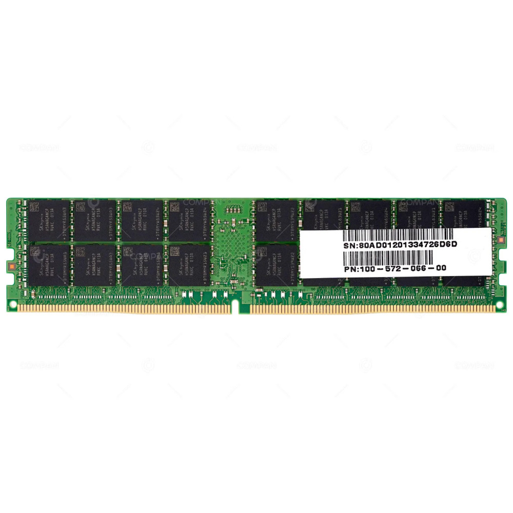 100-572-066-00 2666V EMC MEMORY 64GB 4DRX4 PC4 21300 DDR4 HMAA8GL7CPR4N-VK, MTA72ASS8G72LZ-2G6D2