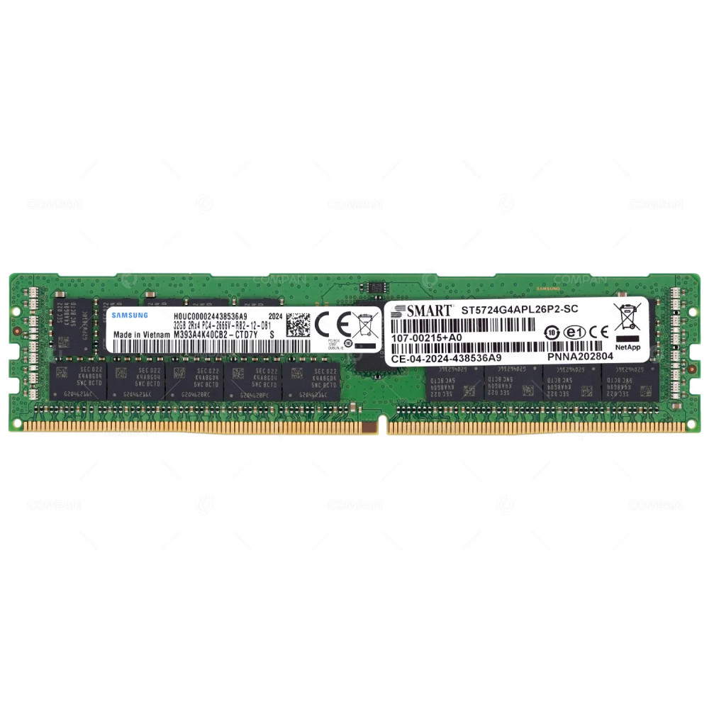 107-00215 NETAPP MEMORY 32GB FOR FAS8300 107-00215+A1