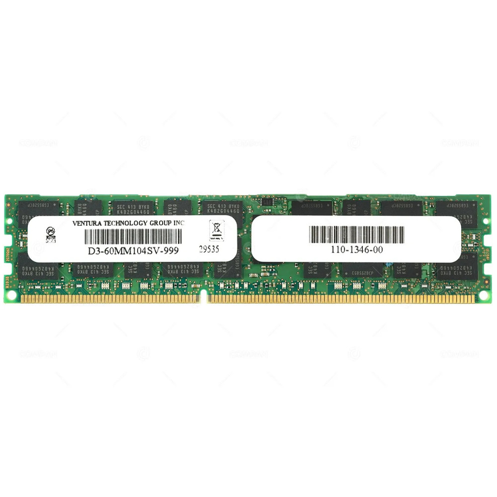 110-1346-00 VENTURA MEMORY 8GB 2RX4 PC3-10600R 1333MHZ ECC DDR3 110-1346-00 D3-60MM104SV-999 D3-60MM104SV-999