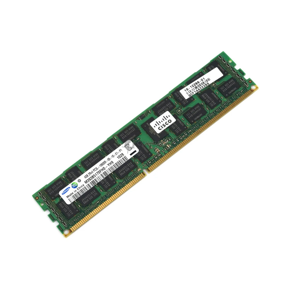 15-12296-01 CISCO MEMORY 4GB 2RX4 PC3L 10600R DDR3 15-12296-01 M393B5170FH0-YH9 M393B5170FH0-YH9