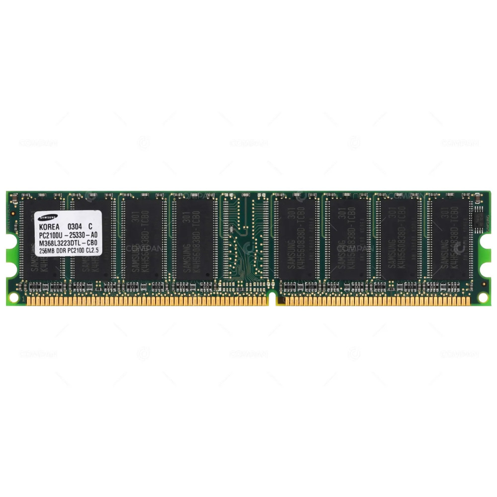 175924-001 HP MEMORY 256MB PC2100U CL2 266MZ 185PIN DDR M368L3223CTL-CB0, M368L3223DTL-CB0