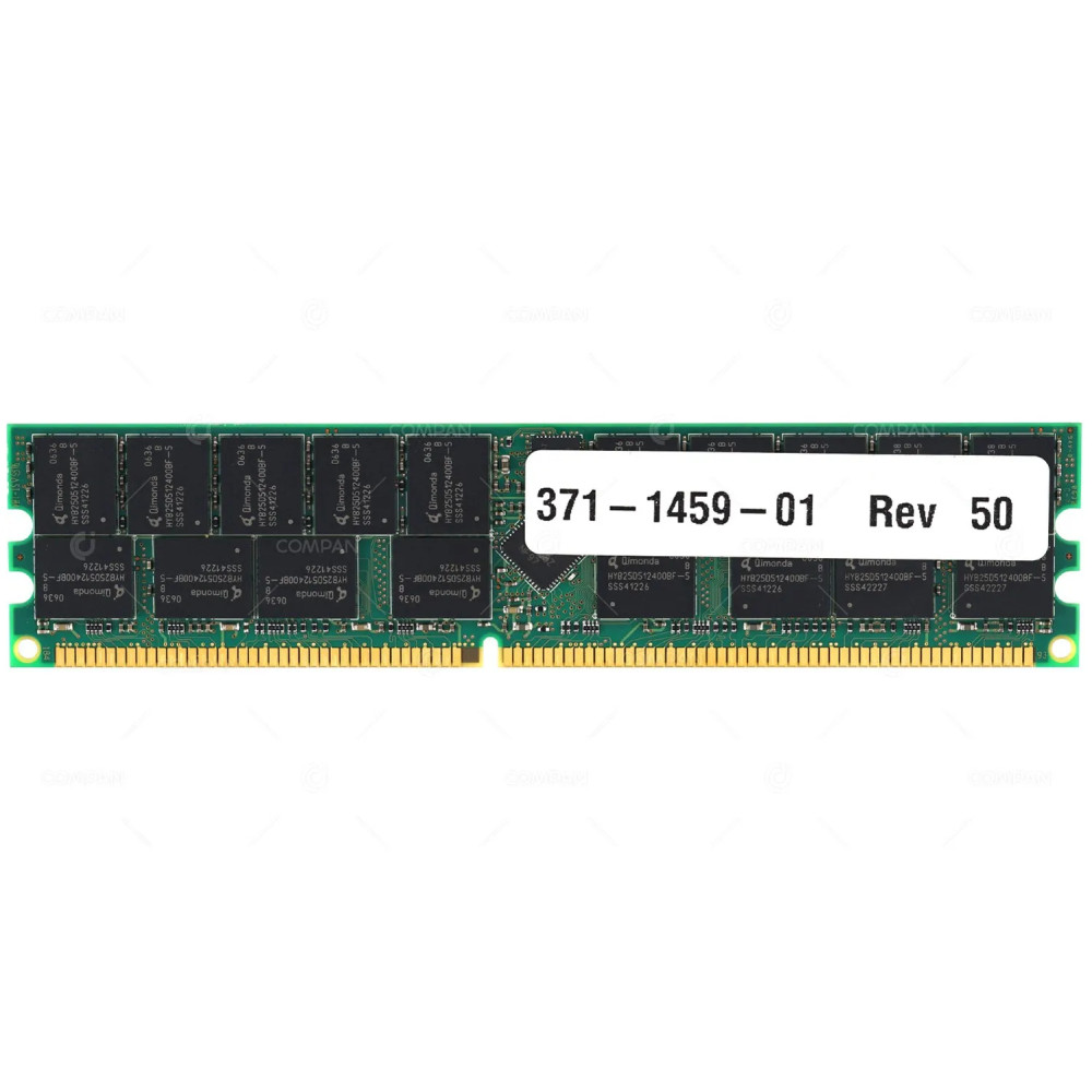 371-1459-01 SUN MEMORY 2GB 2RX4 PC3200R-30331-F0 DDR 400 CL3 ECC REG HYS72D256220HBR-5-B