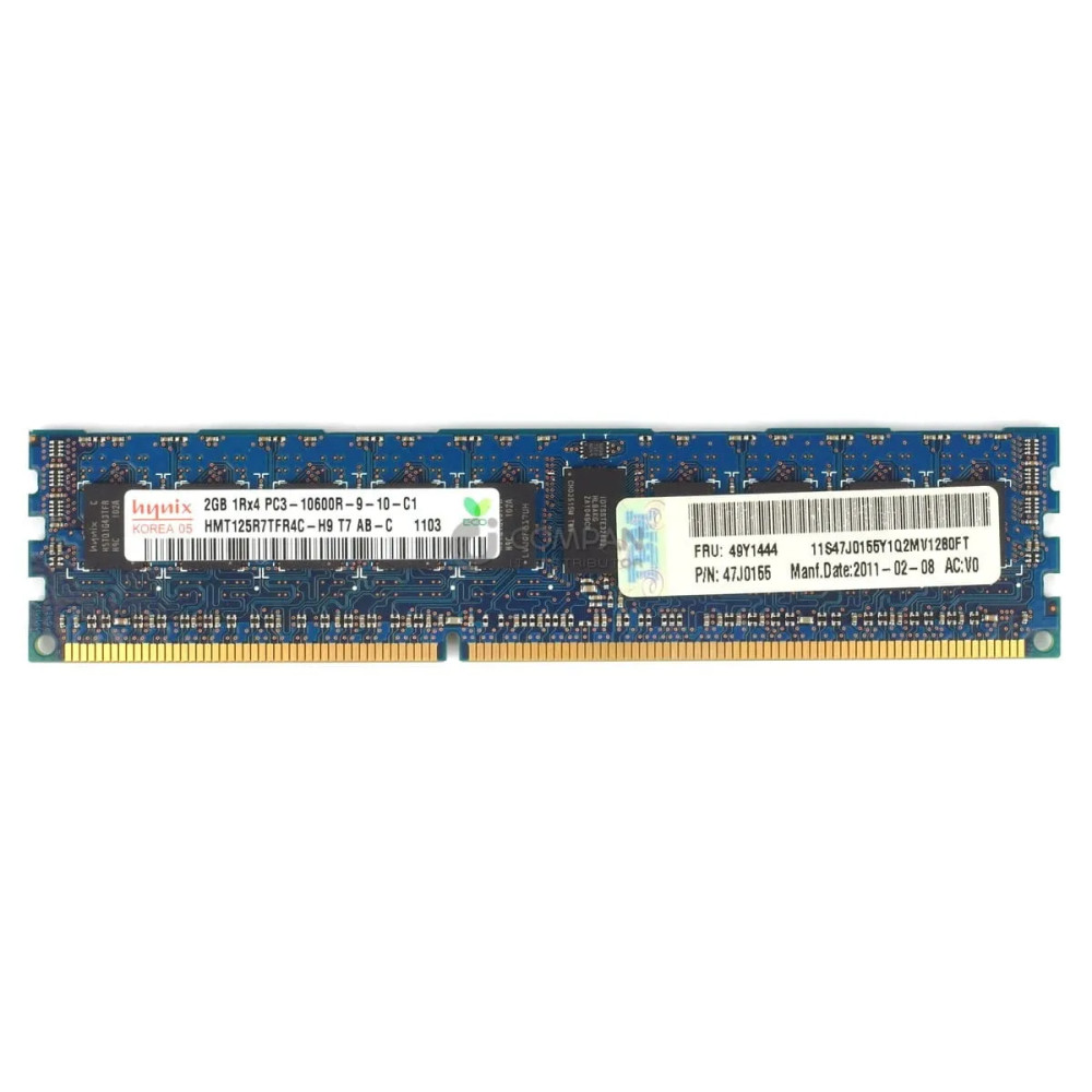 47J0155 IBM MEMORY 2GB 1RX4 PC3 10600R DDR3 47J0155 HMT125R7TFR4C-H9 HMT125R7TFR4C-H9