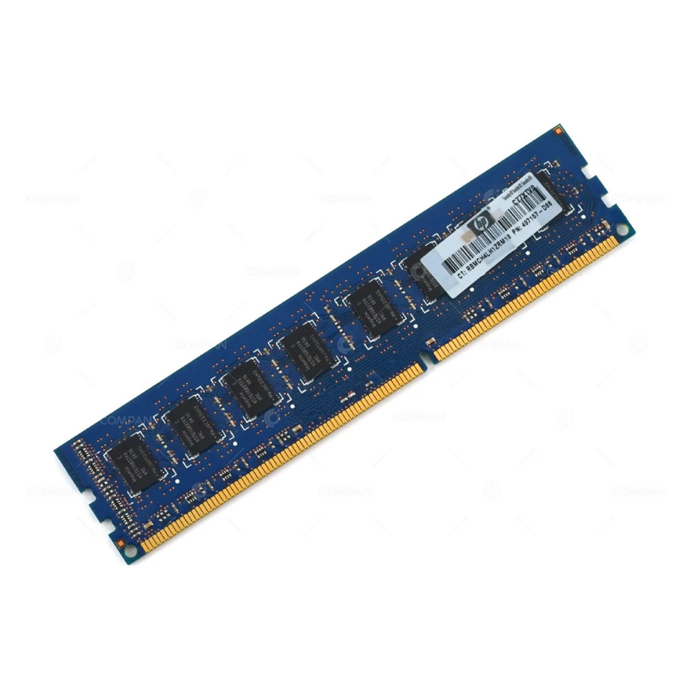 497157-D88 HP 2GB 2RX8 PC3-10600U DDR3 1333MHZ CL9 UNBUFFERED UDIMM -