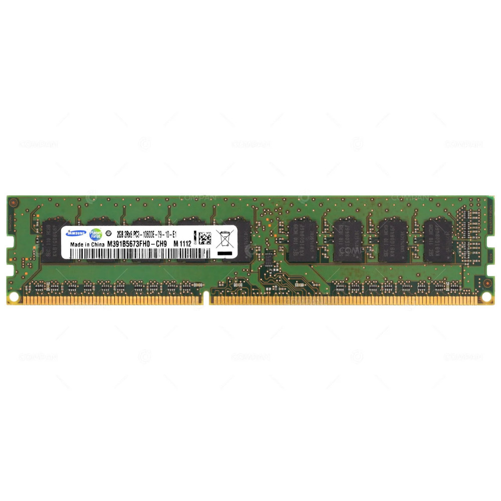 500209-562 HP 2GB 2RX8 PC3-10600E DDR3  1366 MHZ MEMORY M391B5673FH0-CH9, 500670-B21