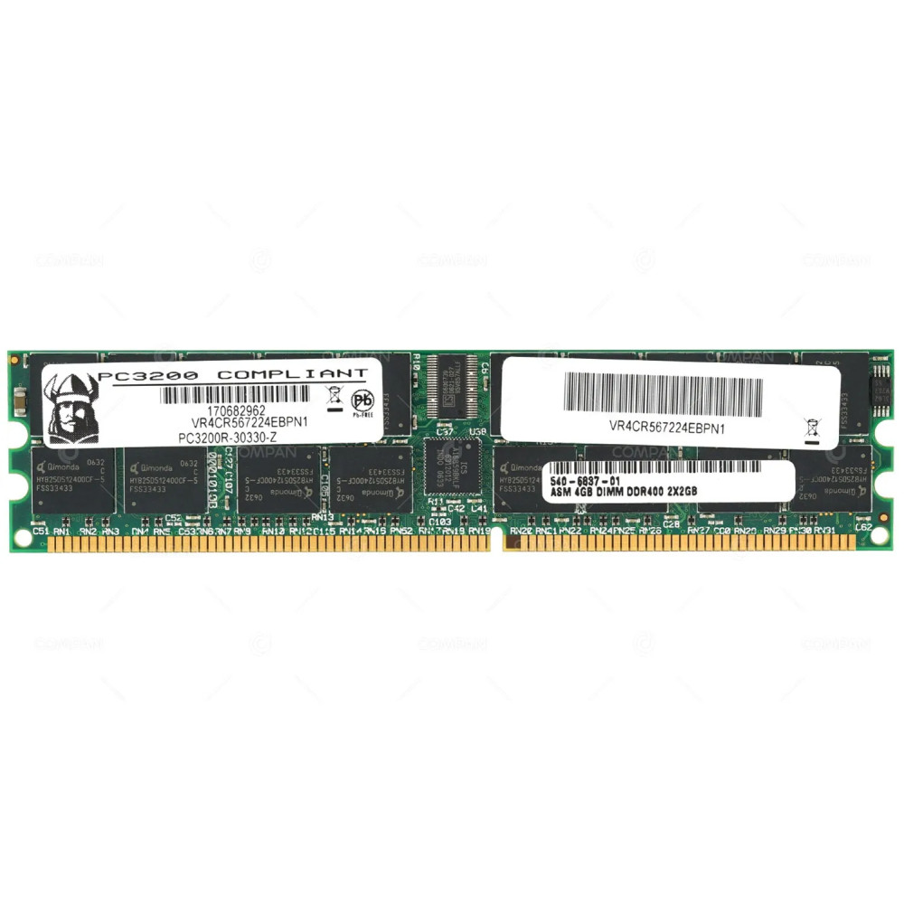 540-6837-01 SUN MEMORY 4GB PC 3200R DDR -