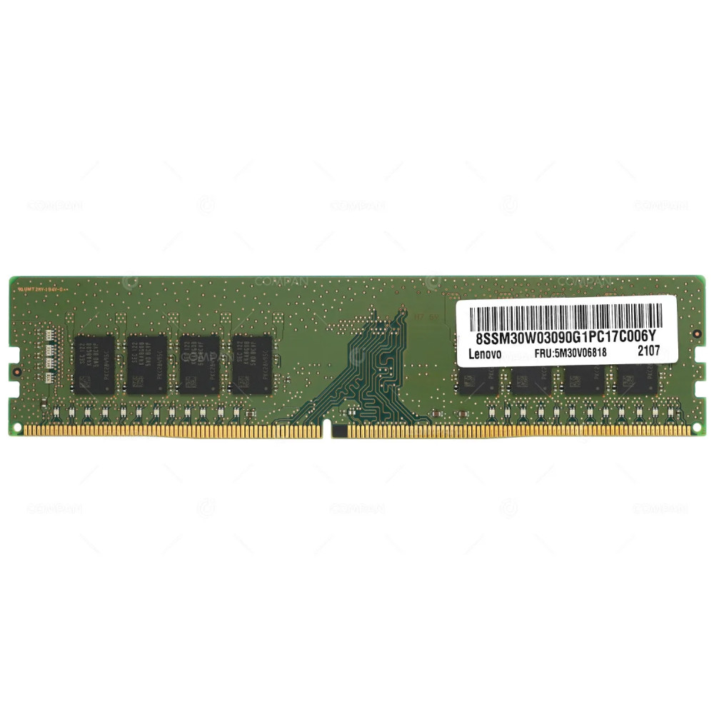 5M30V06818 LENOVO 16GB 2RX8 PC4-2933Y DDR4 2933MHZ NON ECC UNBUFFERED UDIMM MEMORY M378A2K43DB1-CVF