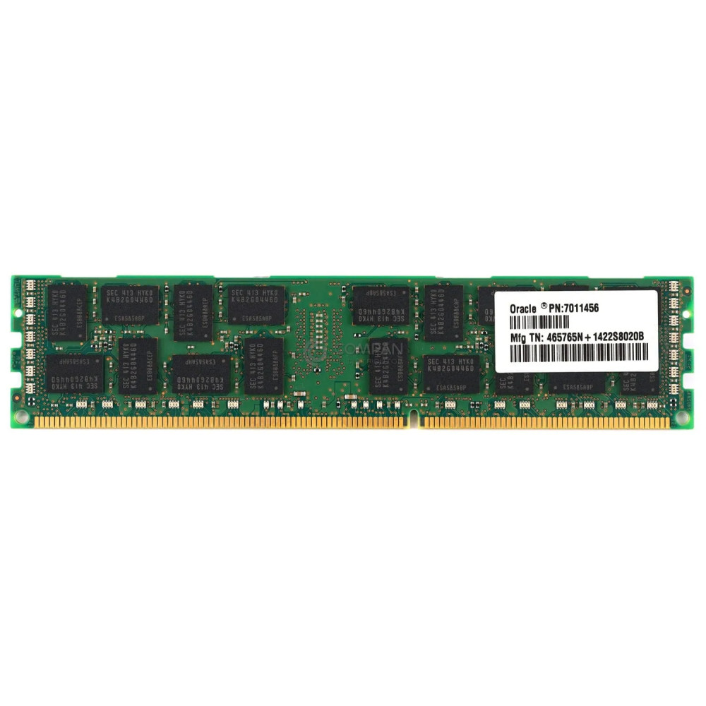 7011456 ORACLE SUN MEMORY 8GB 2RX4 PC3L 10600R  DDR3 7011456 M393B1K70DH0-YK0, M393B1K70CH0-YH9, M393B1K70DH0-YH9 M393B1K70DH0-YK0, M393B1K70CH0-YH9, M393B1K70DH0-YH9