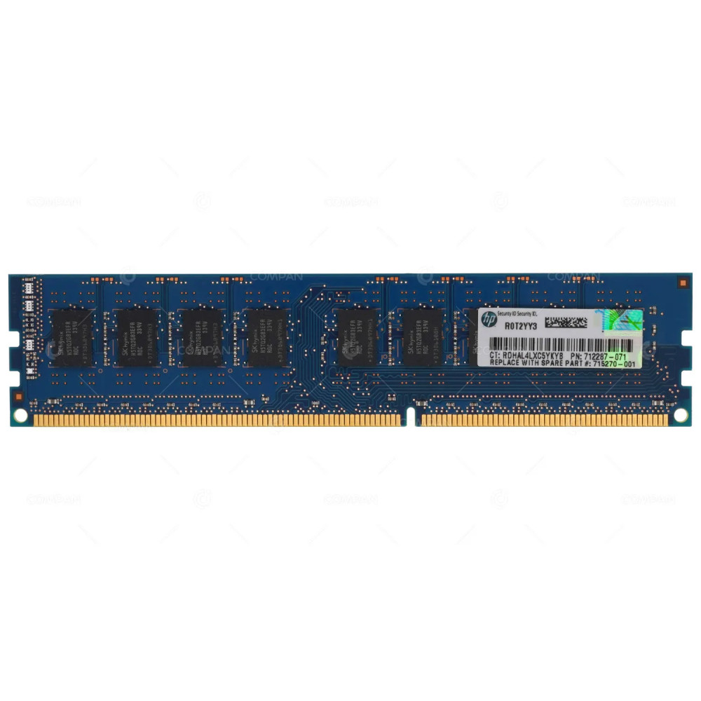 712287-071 HP MEMORY 4GB 2RX8 PC3 14900E DDR3 715270-001, HMT351U7EFR8C-RD