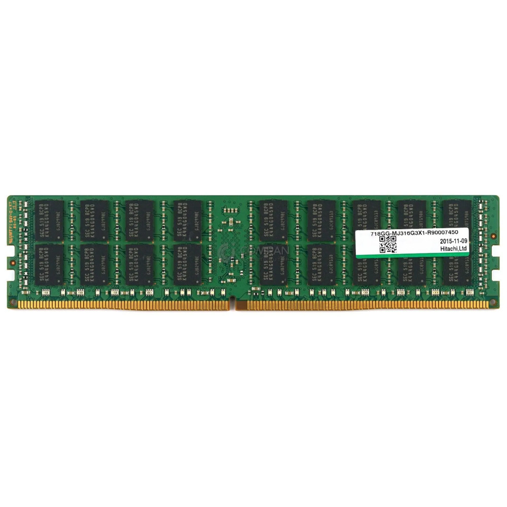 718GG-MJ316G3X1-R9000 HITACHI MEMORY 16GB 2RX4 PC4 2133P 17000R DDR4 718GG-MJ316G3X1-R9000 M393A2G40DB0-CPB M393A2G40DB0-CPB