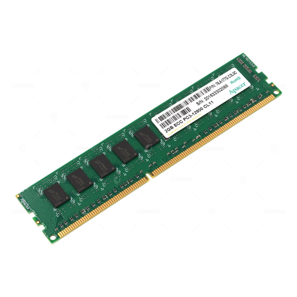 76.A177G.C3L0C APACER 2GB (1X2GB) PC3-12800 CL11 SERVER MEMORY -