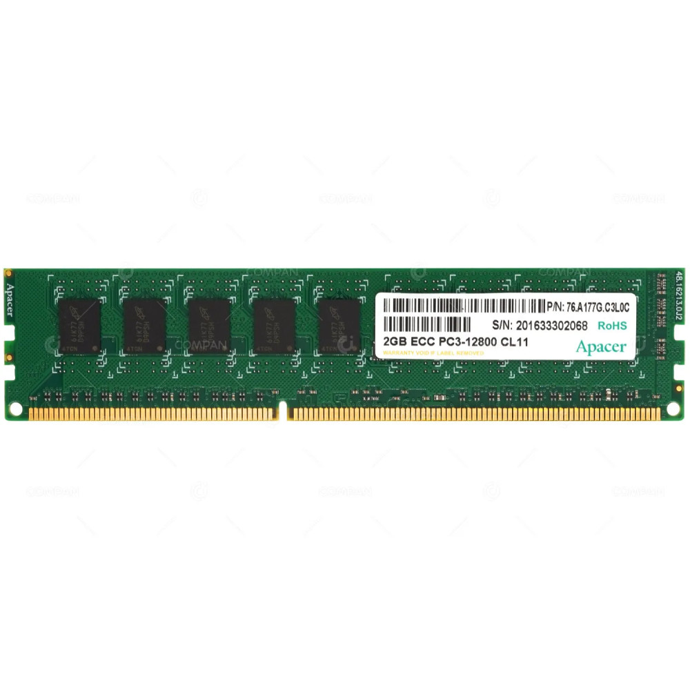 76.A177G.C3L0C APACER 2GB (1X2GB) PC3-12800 CL11 SERVER MEMORY -
