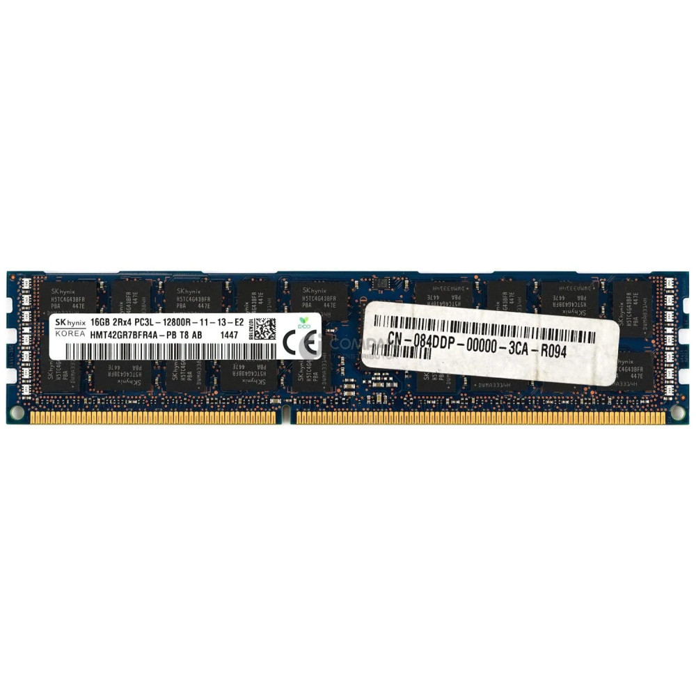 84DDP DELL MEMORY 16GB 2RX4 PC3L 12800R DDR3 84DDP 084DDP, HMT42GR7AFR4A-PB 084DDP, HMT42GR7AFR4A-PB