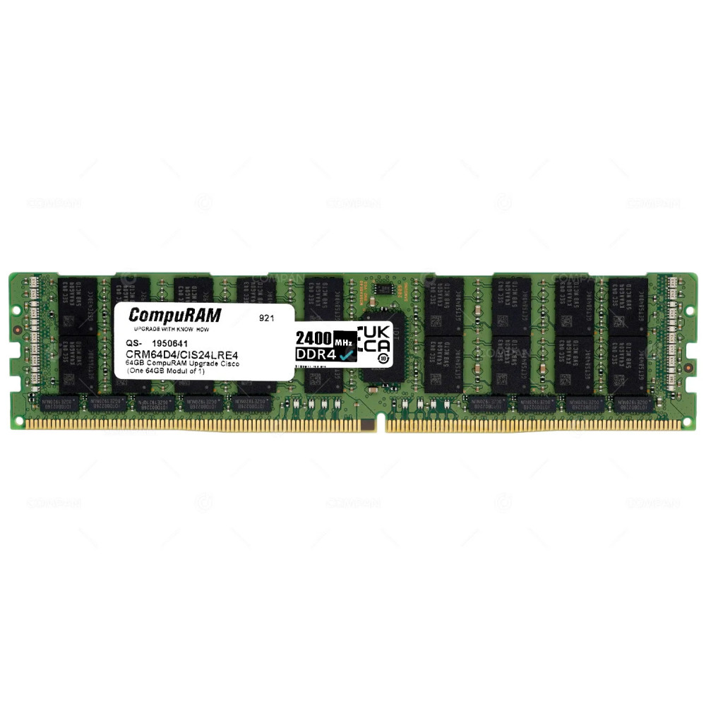 CRM64D4-CIS24LRE4 COMPURAM MEMORY 64GB 2400 DDR4 19200 CRM4D4/CIS24LRE4, 1950641