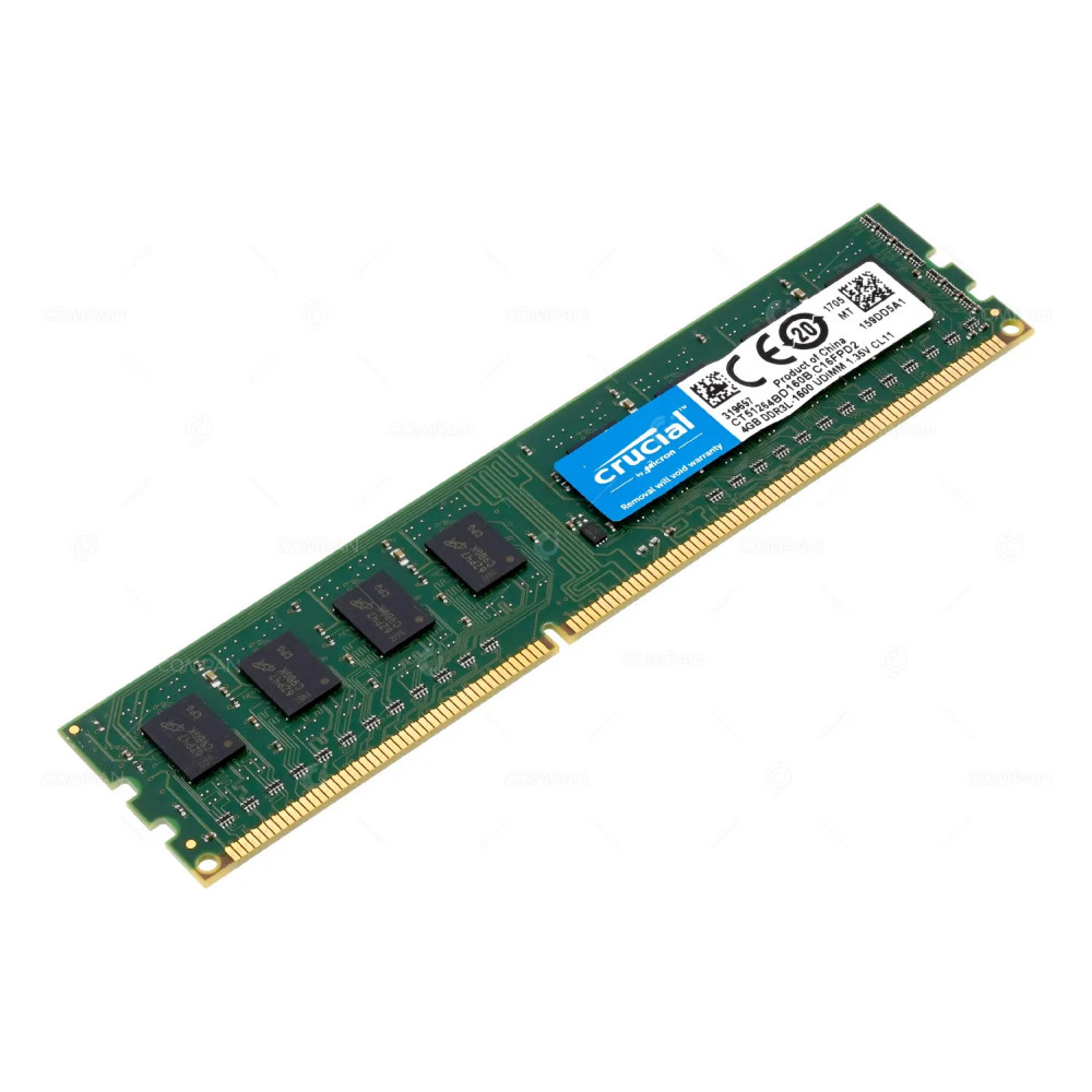 CT51264BD160B.C16FPD2 CRUCIAL MEMORY 4GB PC3 12800 DDR3L -