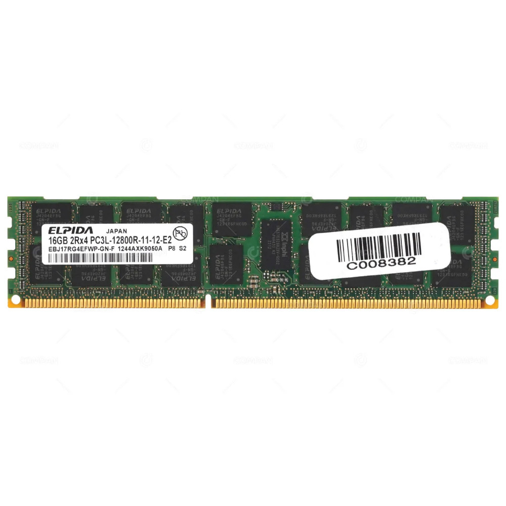 EBJ17RG4EFWP-GN-F ELPIDA 16GB 2RX4 PC3L-12800R DDR3 1600MHZ ECC REGISTERED MEMORY -