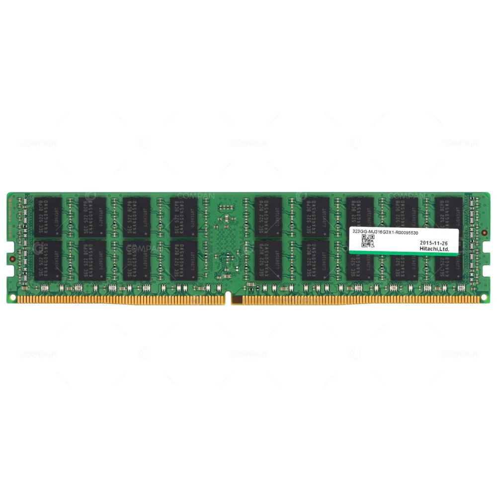 GG-MJ316G3X1-R HITACHI 16GB 2RX4 PC4-2133P DDR4 2133MHZ REGISTERED ECC MEMORY M393A2G40DB0-CPB