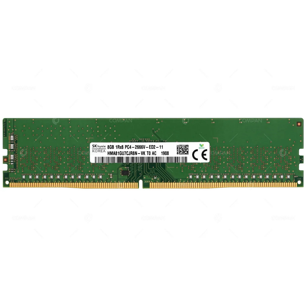 HMA81GU7CJR8N-VK HYNIX MEMORY 8GB 1RX8 PC4 2666V DDR4 -
