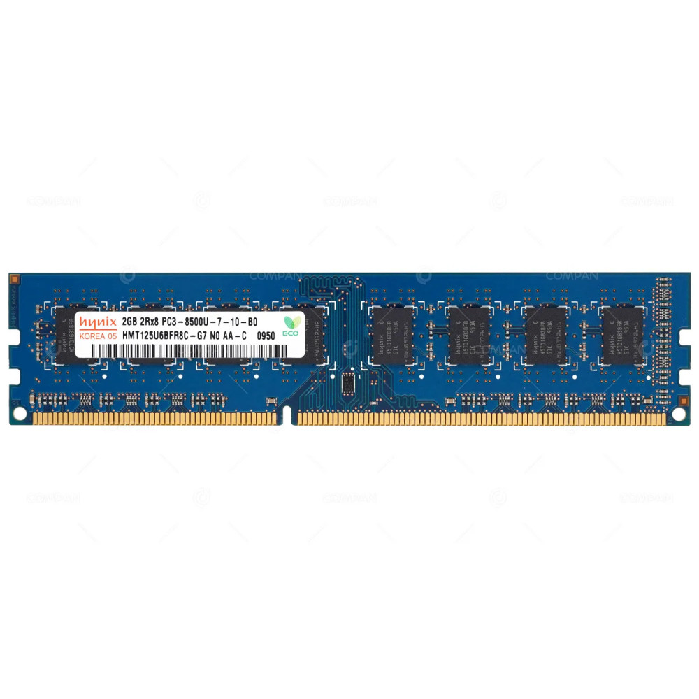 HMT125U6BFR8C-G7 HYNIX MEMORY 2GB 2RX8 PC3 8500U DDR3 -