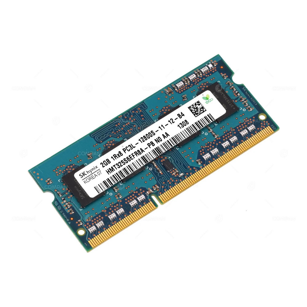 HMT325S6EFR8A-PB HYNIX 2GB 1RX8 PC3L-12800S DDR3 1600MHZ 204 PIN SODIMM MEMORY -