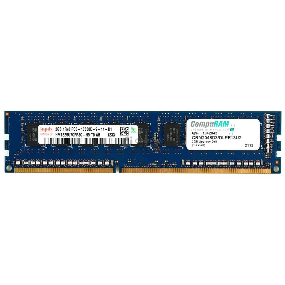 HMT325U7CFR8C-H9 HYNIX MEMORY 2GB 1RX8 PC3 10600E DDR3 HMT325U7CFR8C-H9 - -
