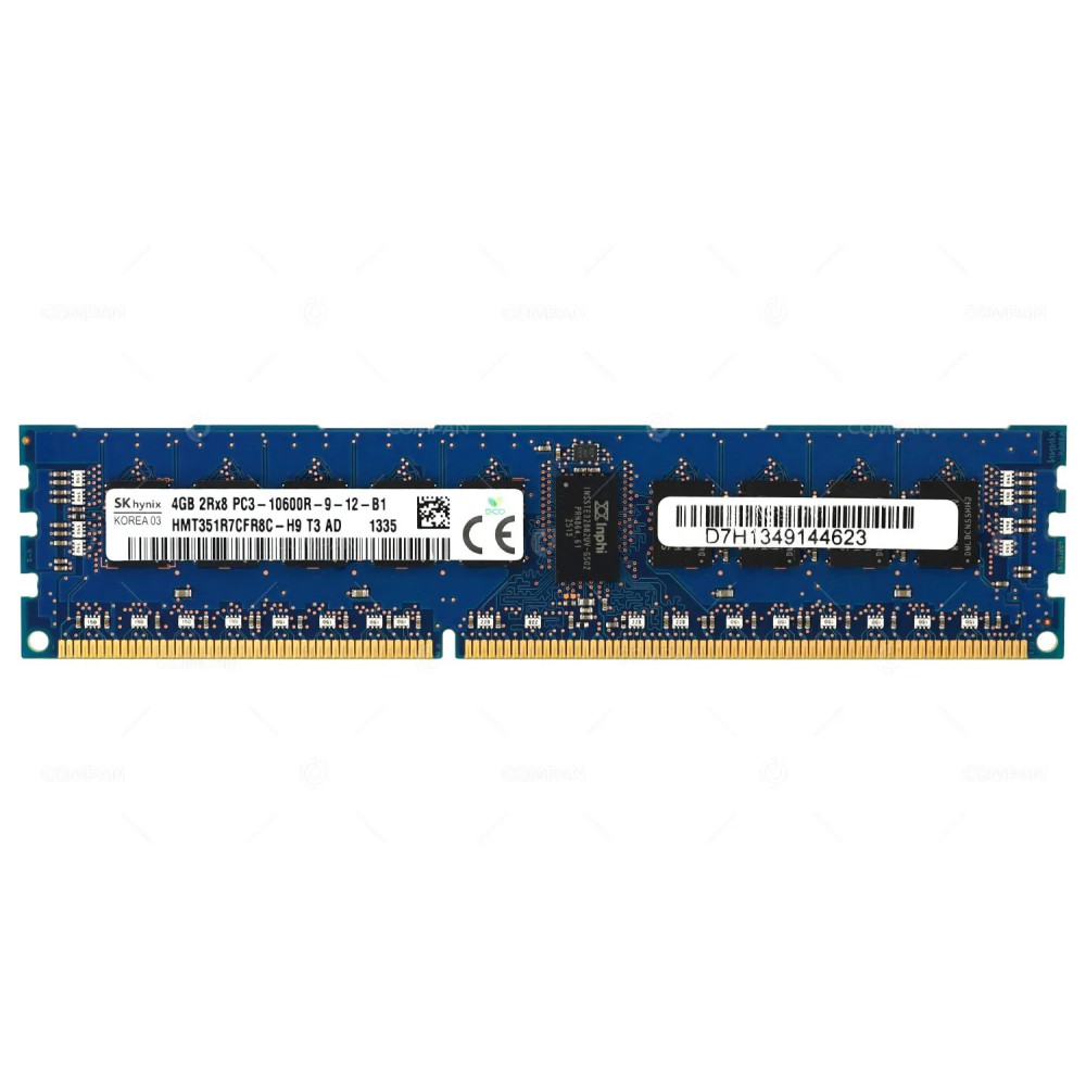 HMT351R7CFR8C-H9 HYNIX MEMORY 4GB 2RX8 PC3-10600R DDR3 -