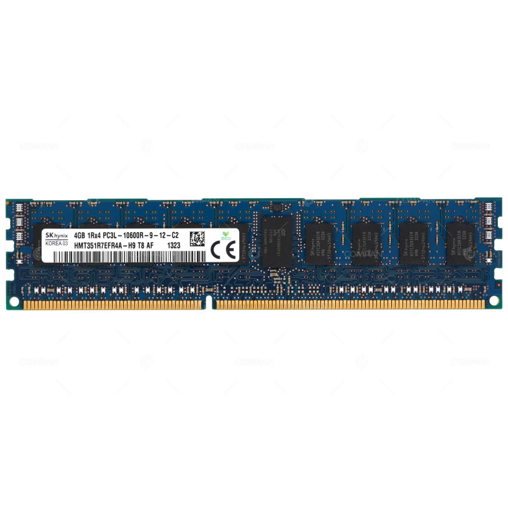 HMT351R7EFR4A-H9 HYNIX MEMORY 4GB 1RX4 PC3L 10600R DDR3 -