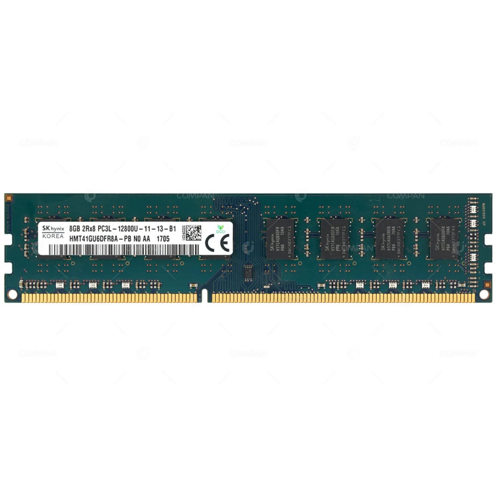 HMT41GU6DFR8A-PB HYNIX 8GB 2RX8 PC3L-12800U DDR3 1600 MHZ MEMORY -
