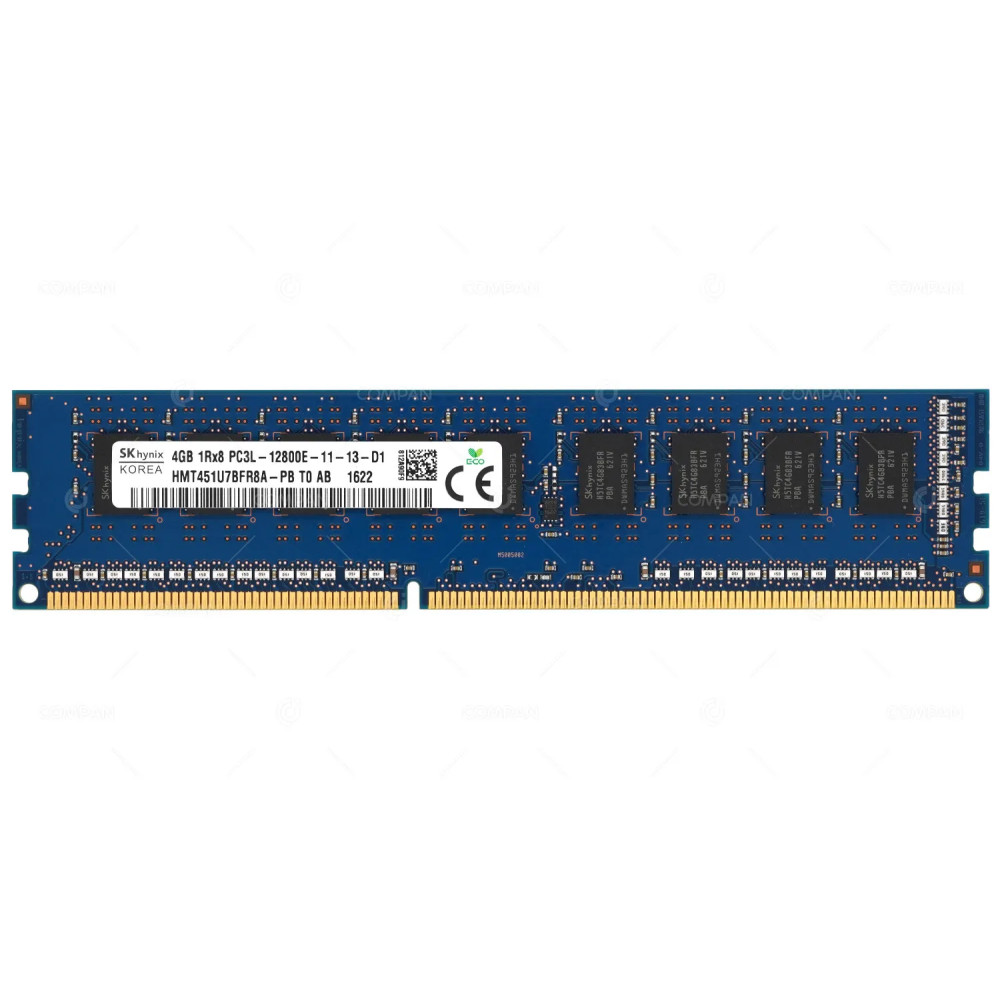 HMT451U7BFR8A-PB HYNIX MEMORY 4GB 1RX8 PC3L 12800E -