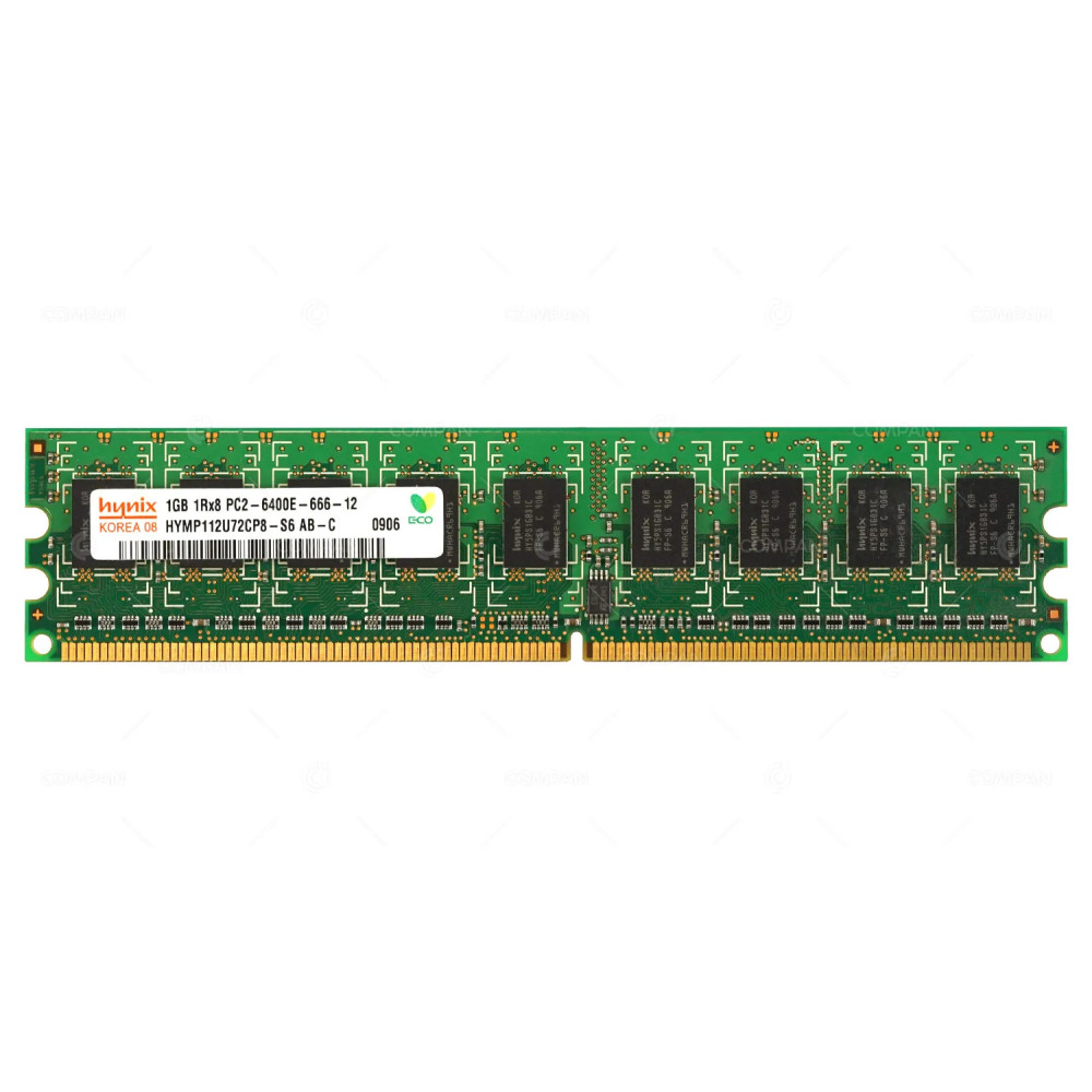 HYMP112U72CP8-S6 HYNIX MEMORY 1GB 1RX8 PC2 6400E DDR2 HYMP112U72CP8-S6 - -