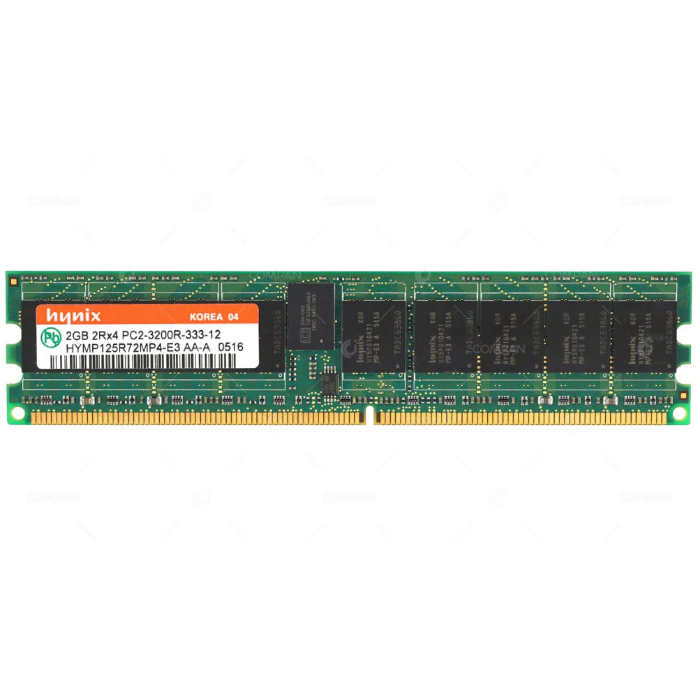 HYMP125R72MP4-E3 HYNIX MEMORY 2GB 2RX4 PC2 3200R DDR2 -