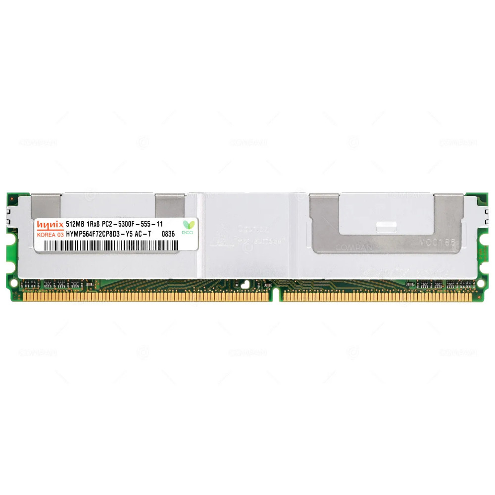 HYMP564F72CP8D3-Y5 HYNIX 512MB 1RX8 PC2-5300F DDR2 667MHZ CL5 1.8V MEMORY -