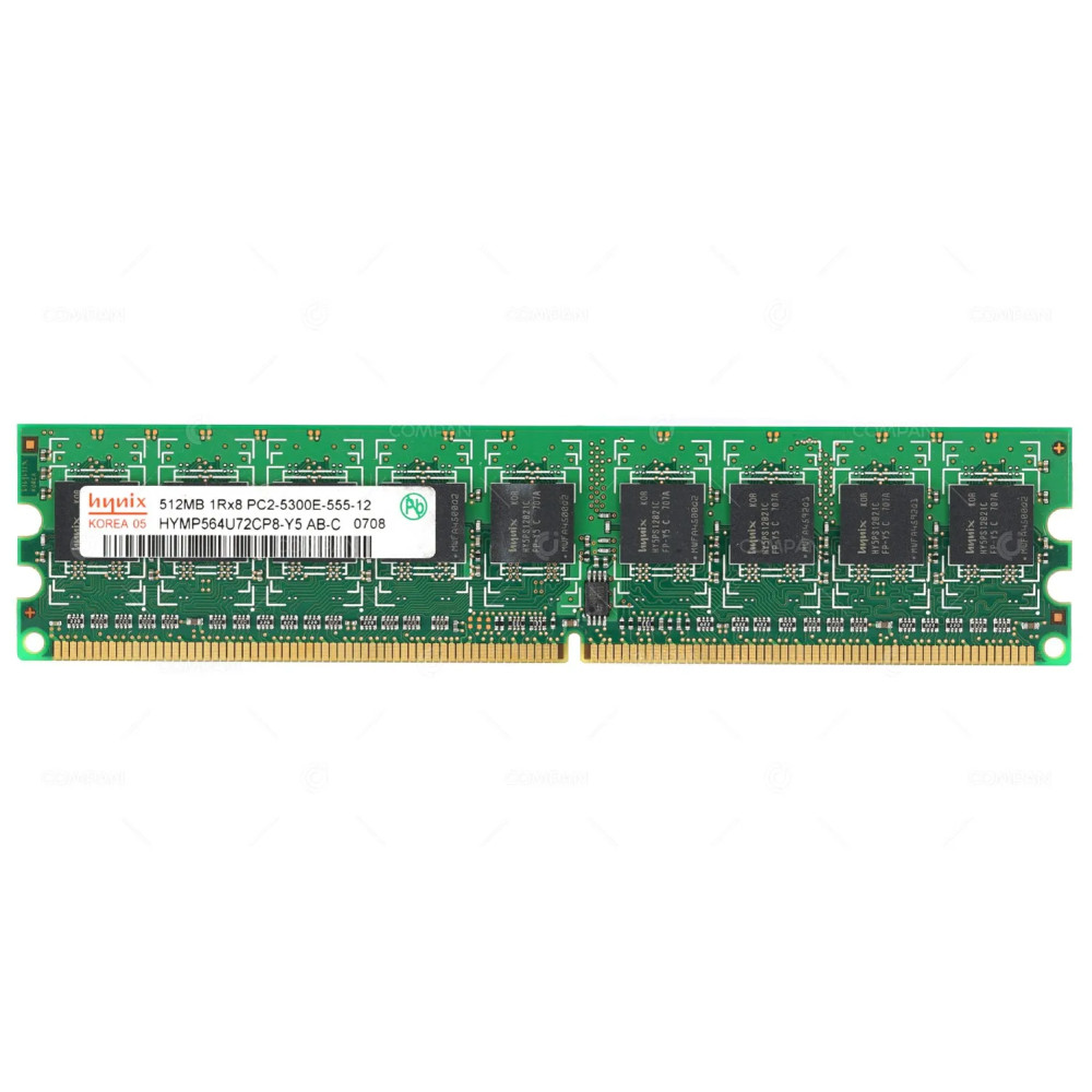 HYMP564U72CP8-Y5 HYNIX MEMORY 512MB 1RX8 PC2 5300E 667MHZ ECC 240 PIN 1.8V DDR2 -