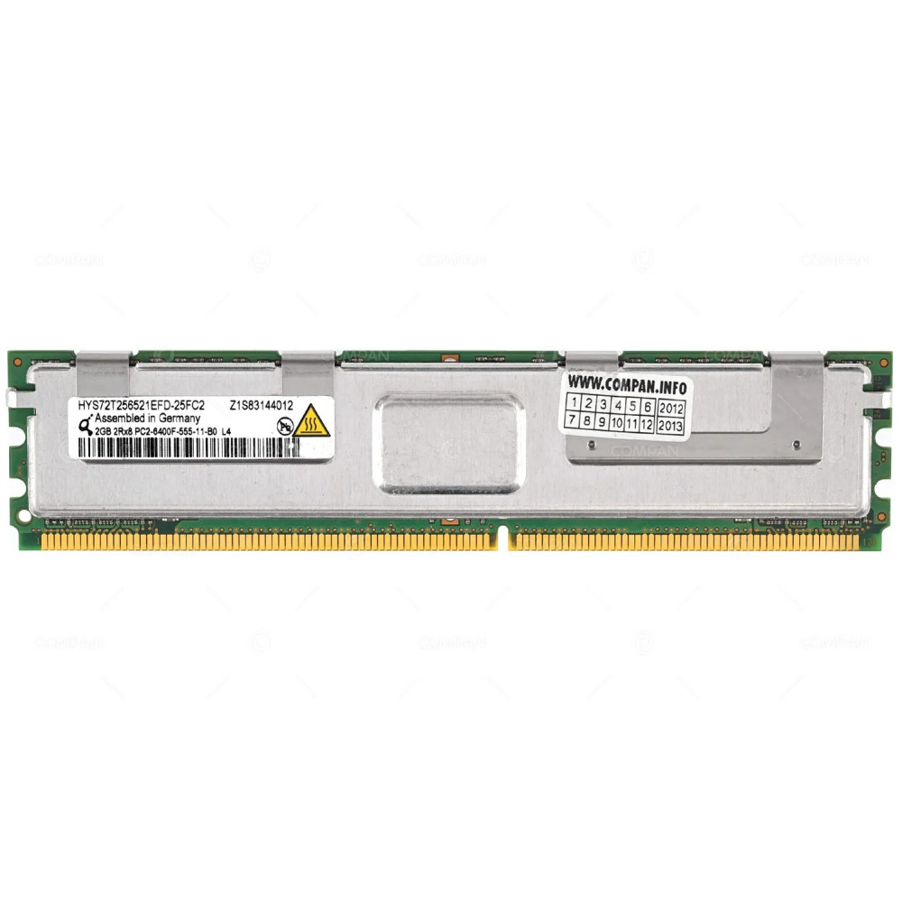 HYS72T256521EFD-25FC2 QIMONDA MEMORY 2GB 2RX8 PC2 6400F DDR2 -