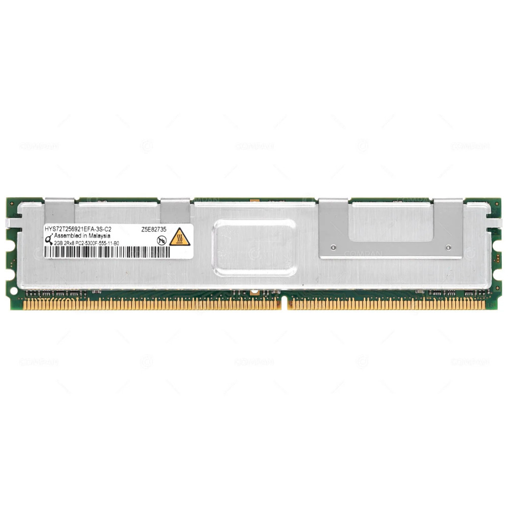 HYS72T256921EFA-3S-C2 MEMORY 2GB 2RX8 PC2 5300F DDR2 -