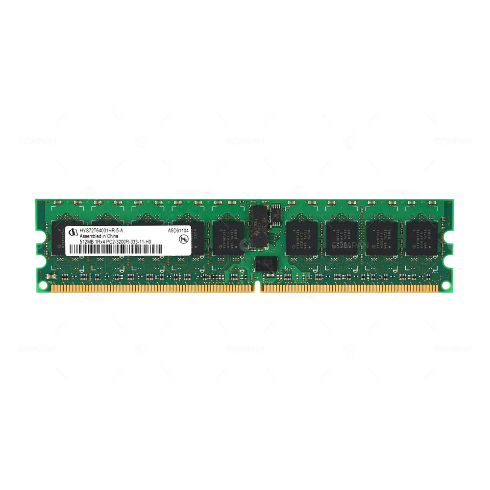 HYS72T64001HR-5-A INFINEON MEMORY 512MB 1RX4 PC2 3200R DDR2 -