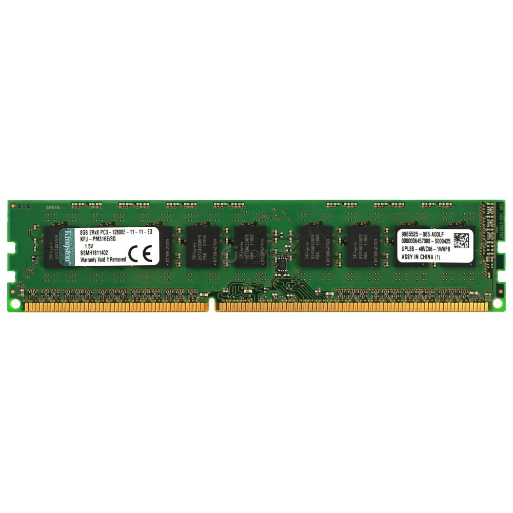 KFJ-PM316E-8G KINGSTON MEMORY 8GB 2RX4 PC3 12800E DDR3 KFJ-PM316E-8G KFJ-PM316E/8G KFJ-PM316E/8G