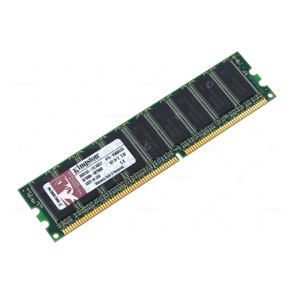 KTA-G5400E-2G KINGSTON MEMORY 2GB  400 MHZ DDR SDRAM -